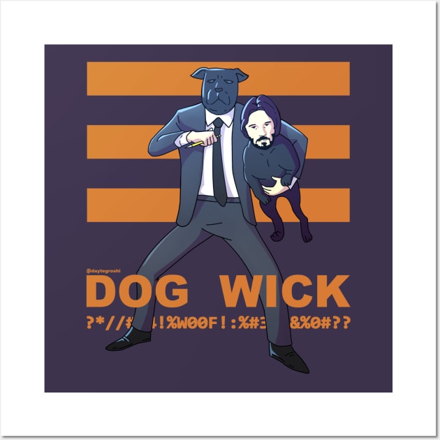 Dog Wick Wall Art by DäyteGroshi